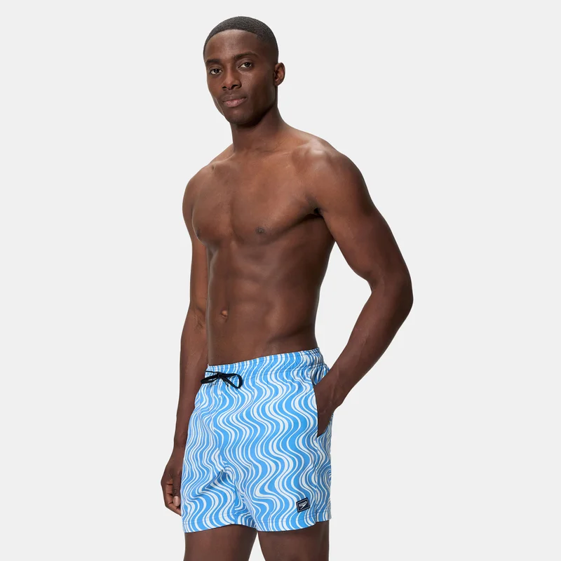 speedo Multi-Colour Men's Print Redondo Edge Volley Swimming Trunks for Men | Best Price UAE